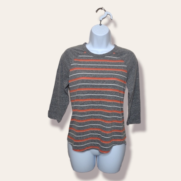 Marine Layer Striped Raglan Baseball Tee - Picture 2 of 5